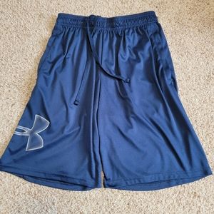 Under Armour Men's Athletic Shorts, Size Men's Medium, Color Blue
